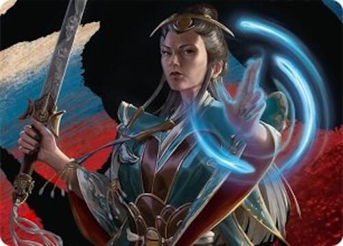 Narset, Jeskai Waymaster Art Card (44/54) [Tarkir: Dragonstorm Art Series] | Chromatic Games