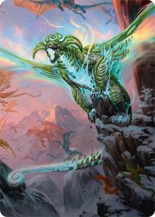 Ureni of the Unwritten Art Card (51/54) [Tarkir: Dragonstorm Art Series] | Chromatic Games