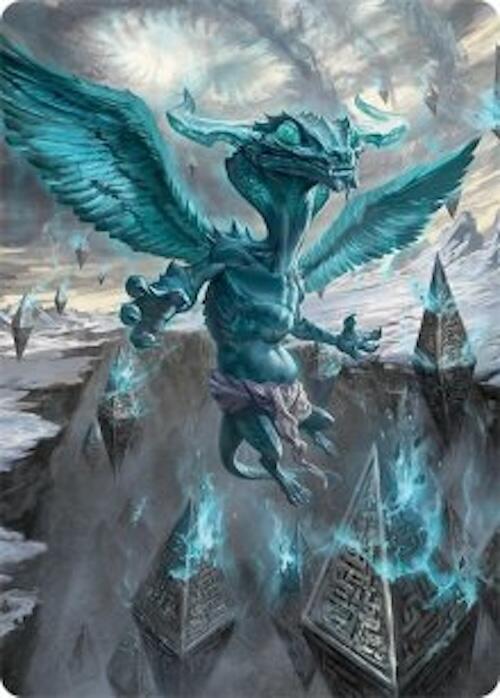 Ugin, Eye of the Storms Art Card (47/54) [Tarkir: Dragonstorm Art Series] | Chromatic Games
