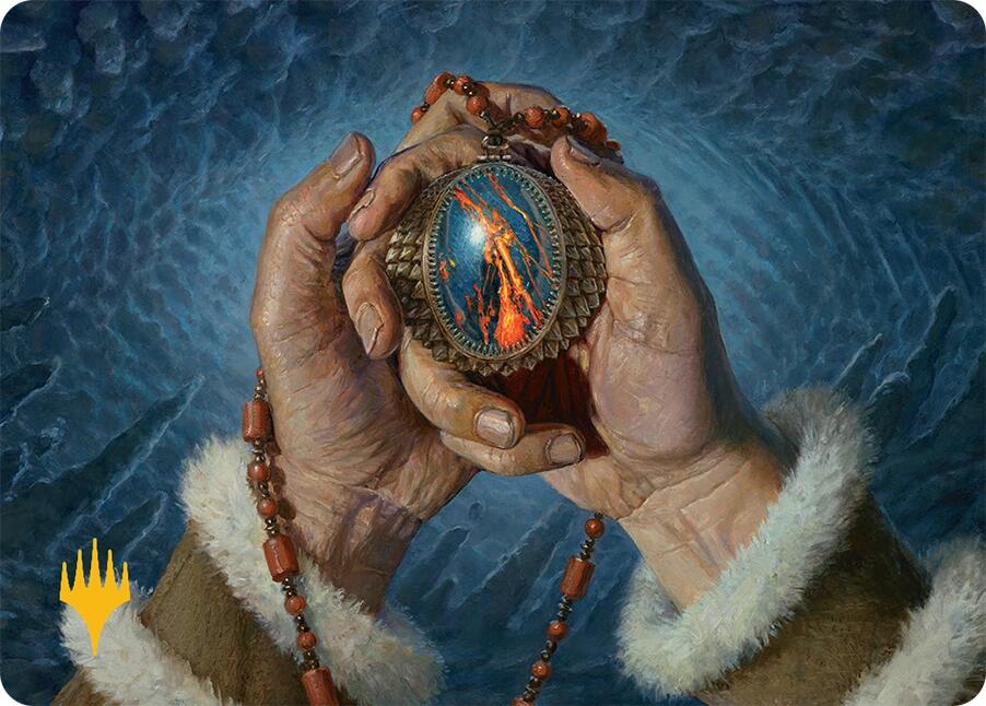 Mox Jasper Art Card (28/54) (Gold-Stamped) [Tarkir: Dragonstorm Art Series] | Chromatic Games