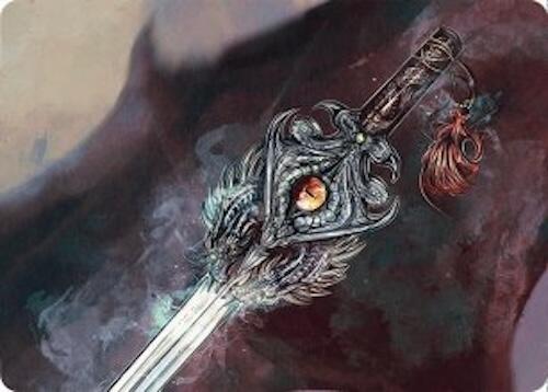 Dragonfire Blade Art Card (40/54) [Tarkir: Dragonstorm Art Series] | Chromatic Games