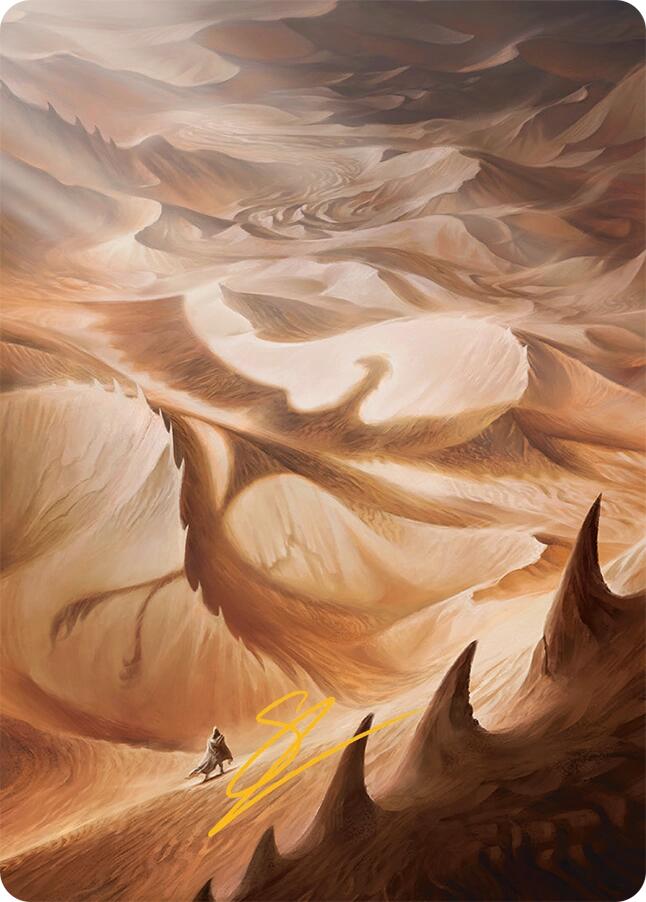 Plains Art Card (30/54) (Gold-Stamped Signature) [Tarkir: Dragonstorm Art Series] | Chromatic Games