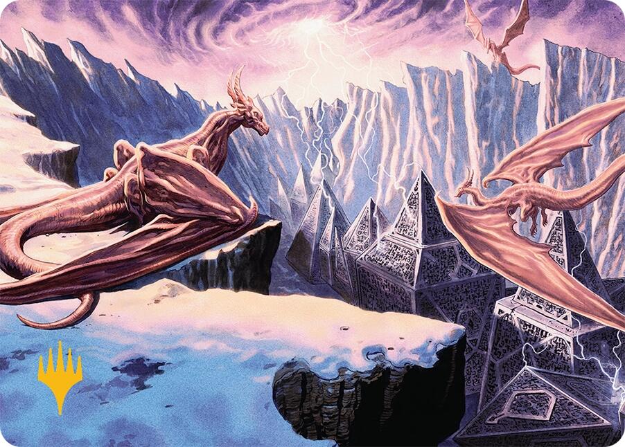 Maelstrom of the Spirit Dragon (42/54) (Gold-Stamped) [Tarkir: Dragonstorm Art Series] | Chromatic Games