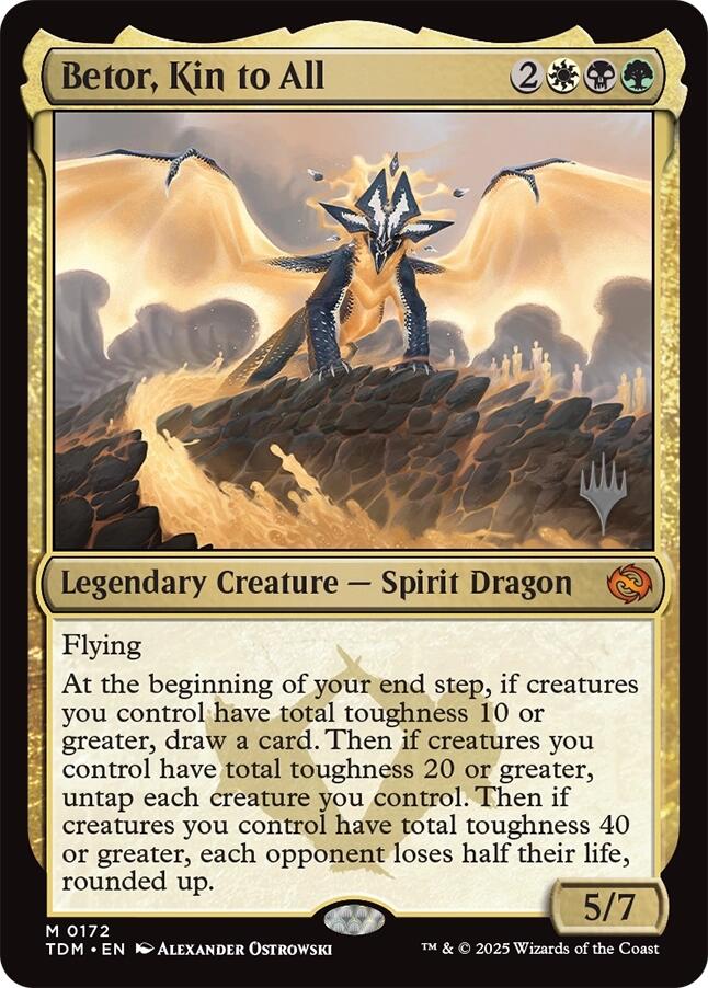 Betor, Kin to All [Tarkir: Dragonstorm Promos] | Chromatic Games