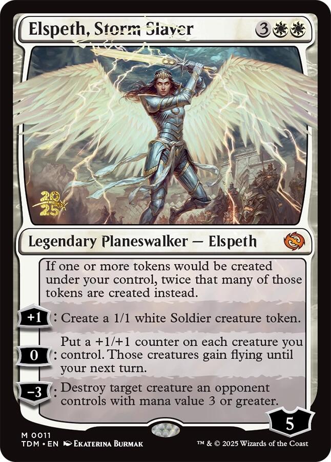 Elspeth, Storm Slayer [Tarkir: Dragonstorm Prerelease Promos] | Chromatic Games