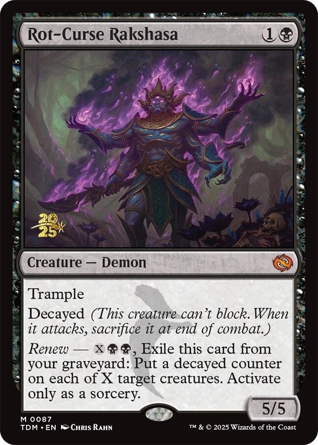 Rot-Curse Rakshasa [Tarkir: Dragonstorm Prerelease Promos] | Chromatic Games