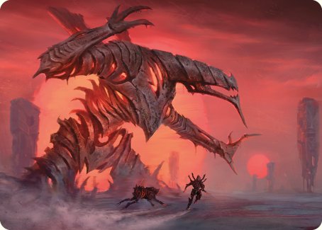 Red Sun's Zenith Art Card [Phyrexia: All Will Be One Art Series] | Chromatic Games