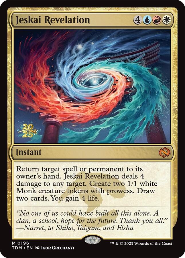 Jeskai Revelation [Tarkir: Dragonstorm Prerelease Promos] | Chromatic Games
