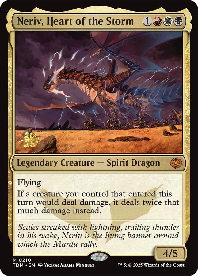 Neriv, Heart of the Storm [Tarkir: Dragonstorm Prerelease Promos] | Chromatic Games