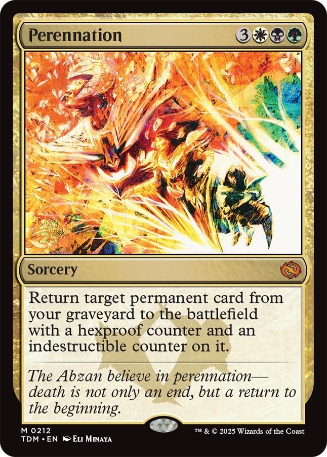 Perennation [Tarkir: Dragonstorm Prerelease Promos] | Chromatic Games