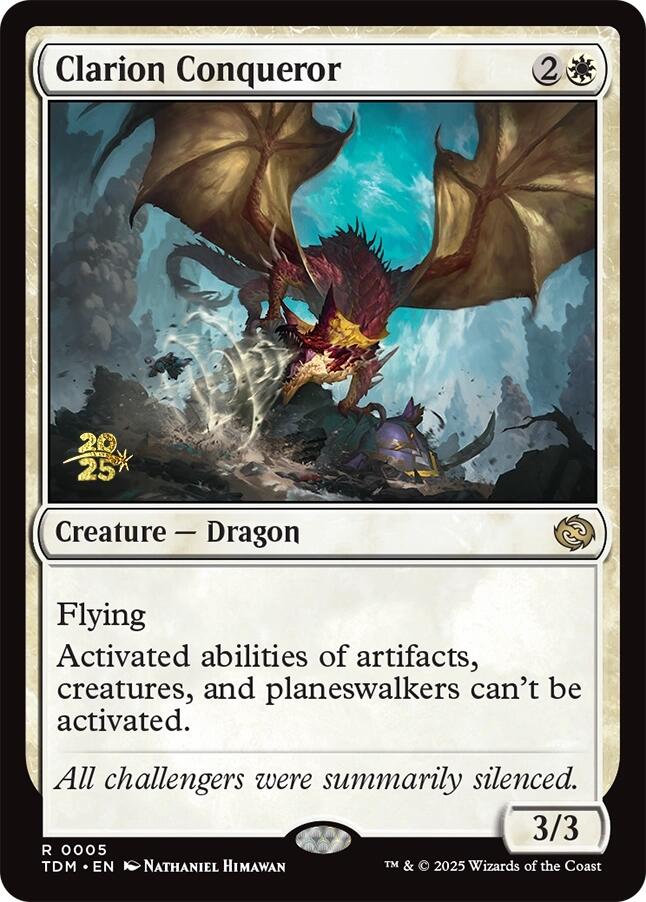 Clarion Conqueror [Tarkir: Dragonstorm Prerelease Promos] | Chromatic Games
