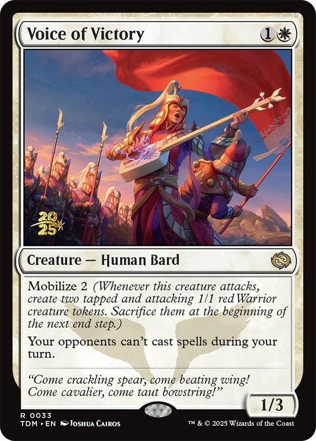 Voice of Victory [Tarkir: Dragonstorm Prerelease Promos] | Chromatic Games