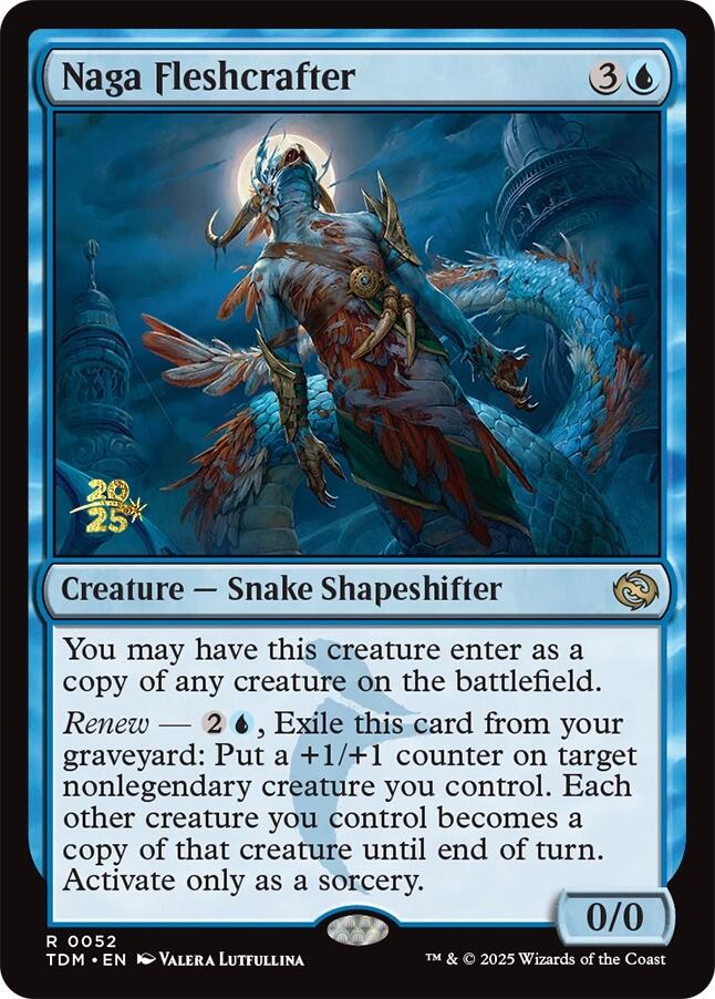 Naga Fleshcrafter [Tarkir: Dragonstorm Prerelease Promos] | Chromatic Games