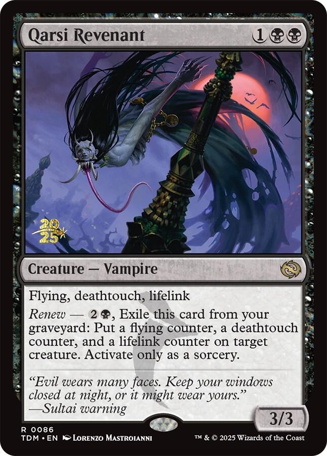 Qarsi Revenant [Tarkir: Dragonstorm Prerelease Promos] | Chromatic Games