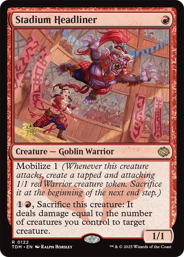 Stadium Headliner [Tarkir: Dragonstorm Prerelease Promos] | Chromatic Games
