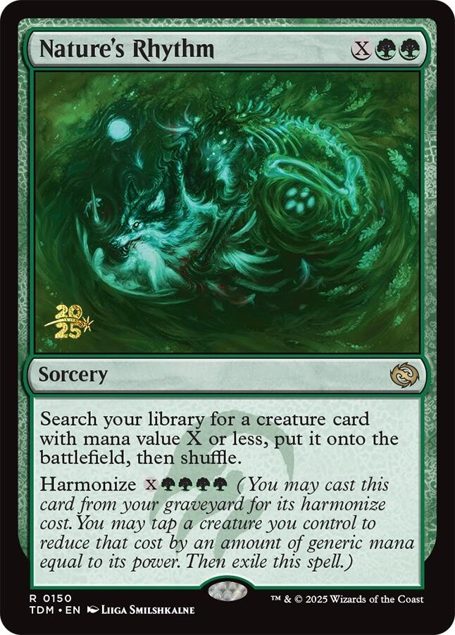 Nature's Rhythm [Tarkir: Dragonstorm Prerelease Promos] | Chromatic Games