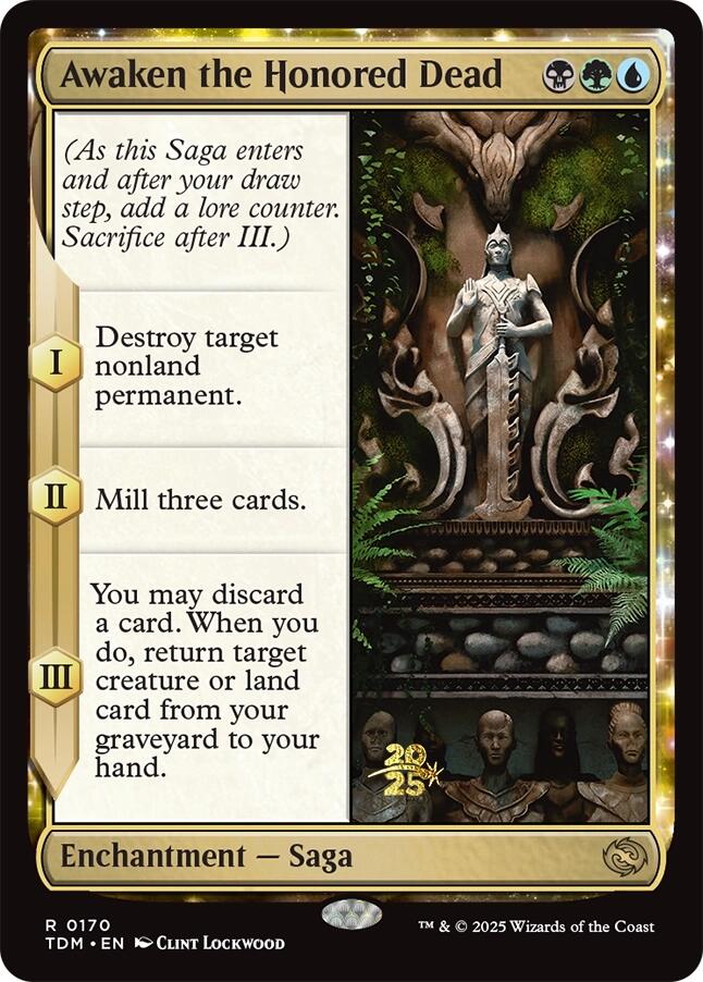 Awaken the Honored Dead [Tarkir: Dragonstorm Prerelease Promos] | Chromatic Games