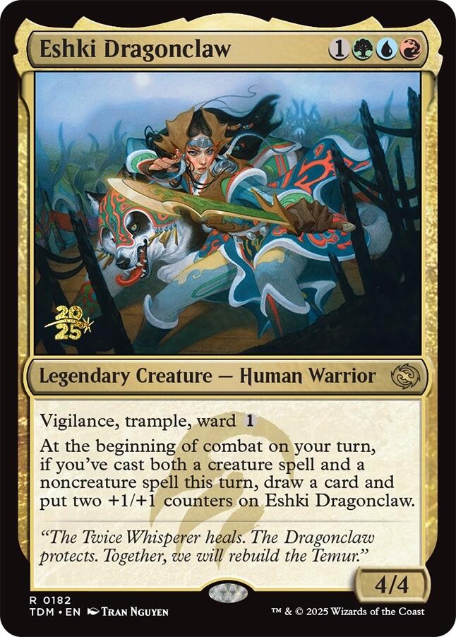 Eshki Dragonclaw [Tarkir: Dragonstorm Prerelease Promos] | Chromatic Games