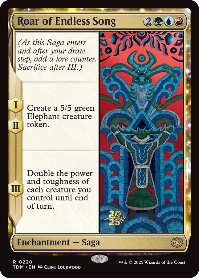 Roar of Endless Song [Tarkir: Dragonstorm Prerelease Promos] | Chromatic Games