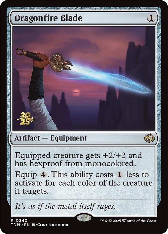 Dragonfire Blade [Tarkir: Dragonstorm Prerelease Promos] | Chromatic Games