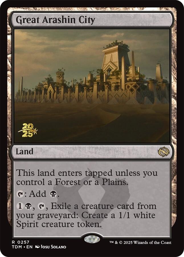 Great Arashin City [Tarkir: Dragonstorm Prerelease Promos] | Chromatic Games