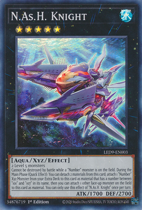 N.As.H. Knight [LED9-EN003] Super Rare | Chromatic Games
