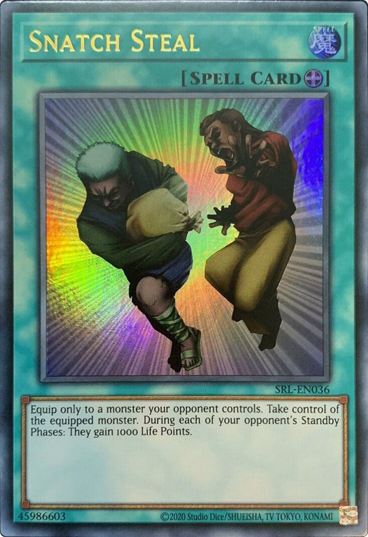 Snatch Steal (25th Anniversary) [SRL-EN036] Ultra Rare | Chromatic Games