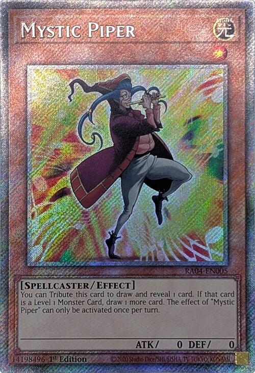 Mystic Piper [RA04-EN005] Platinum Secret Rare | Chromatic Games