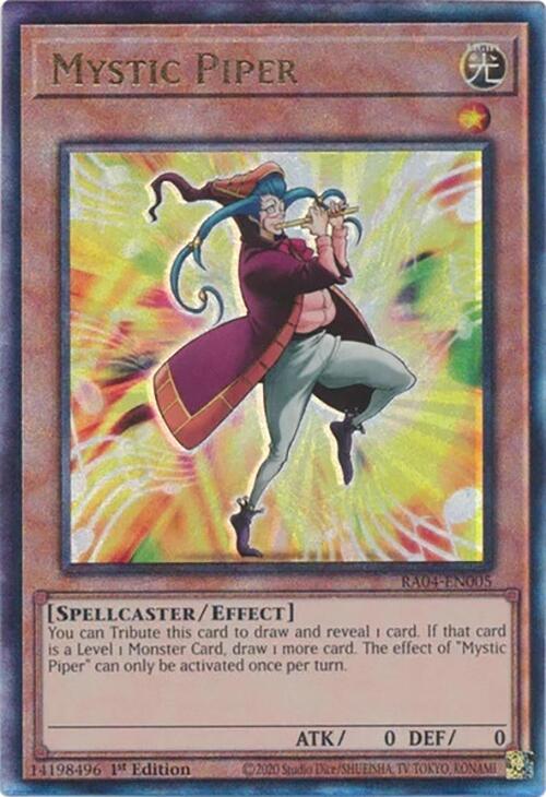 Mystic Piper [RA04-EN005] Prismatic Ultimate Rare | Chromatic Games