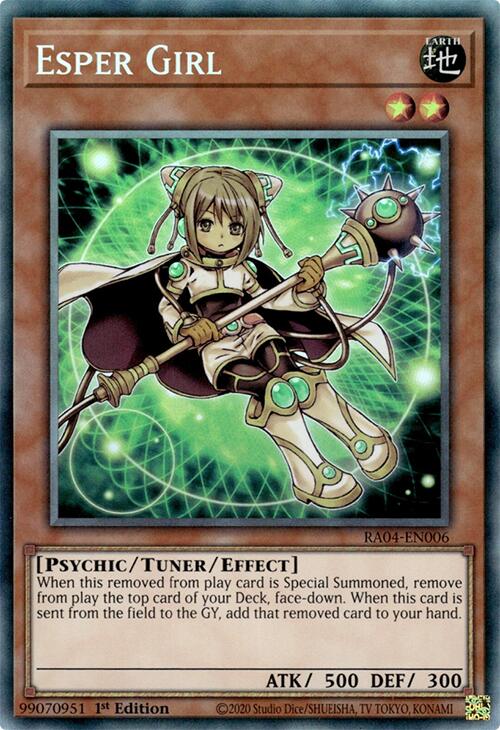 Esper Girl [RA04-EN006] Prismatic Collector's Rare | Chromatic Games