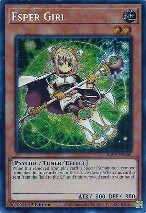 Esper Girl [RA04-EN006] Secret Rare | Chromatic Games