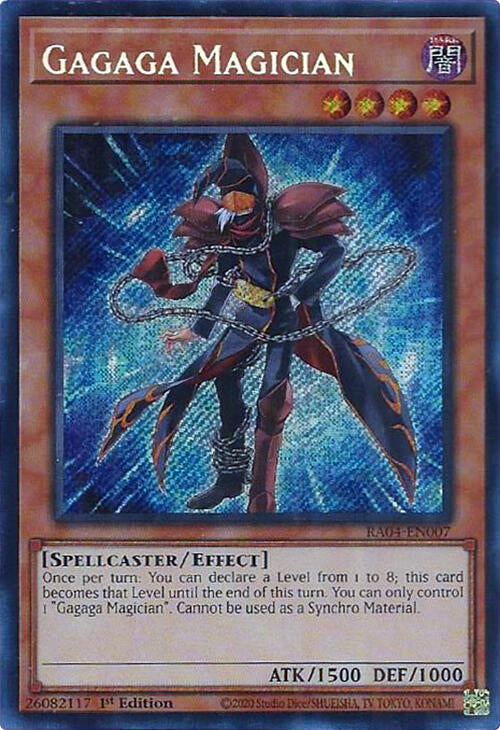 Gagaga Magician [RA04-EN007] Secret Rare | Chromatic Games