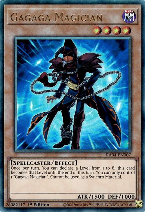 Gagaga Magician [RA04-EN007] Prismatic Ultimate Rare | Chromatic Games