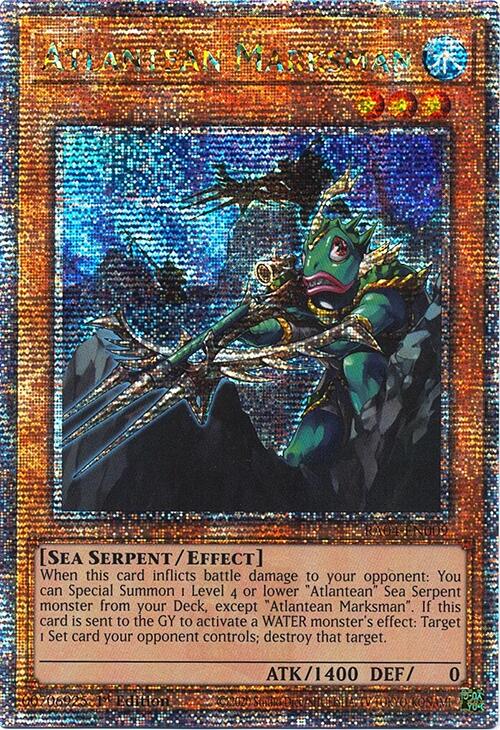 Atlantean Marksman [RA04-EN009] Quarter Century Secret Rare | Chromatic Games