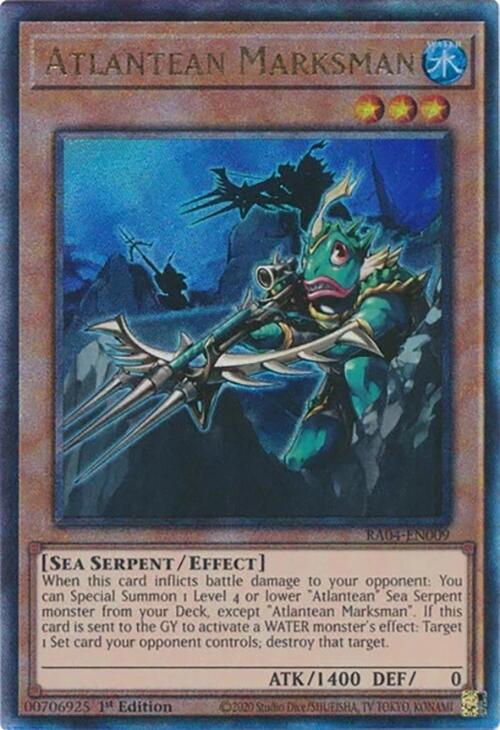 Atlantean Marksman [RA04-EN009] Prismatic Ultimate Rare | Chromatic Games