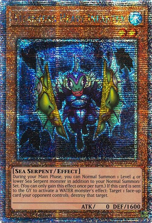 Atlantean Heavy Infantry [RA04-EN010] Quarter Century Secret Rare | Chromatic Games