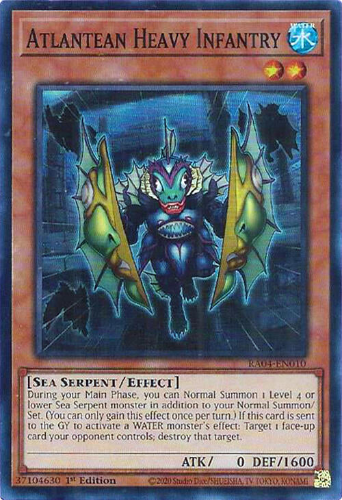 Atlantean Heavy Infantry [RA04-EN010] Super Rare | Chromatic Games