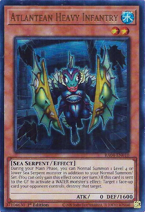 Atlantean Heavy Infantry [RA04-EN010] Ultra Rare | Chromatic Games