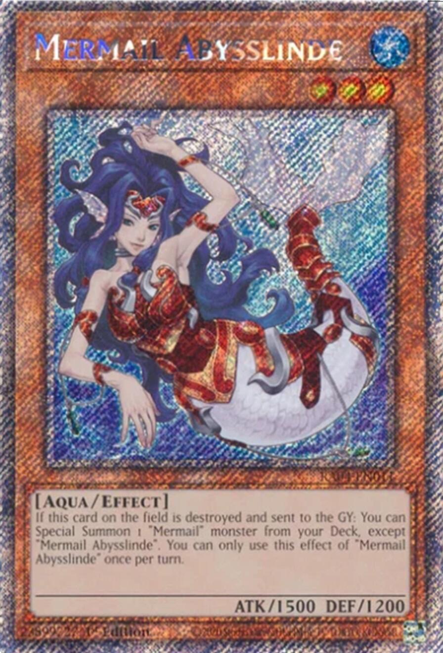 Mermail Abysslinde [RA04-EN011] Platinum Secret Rare | Chromatic Games