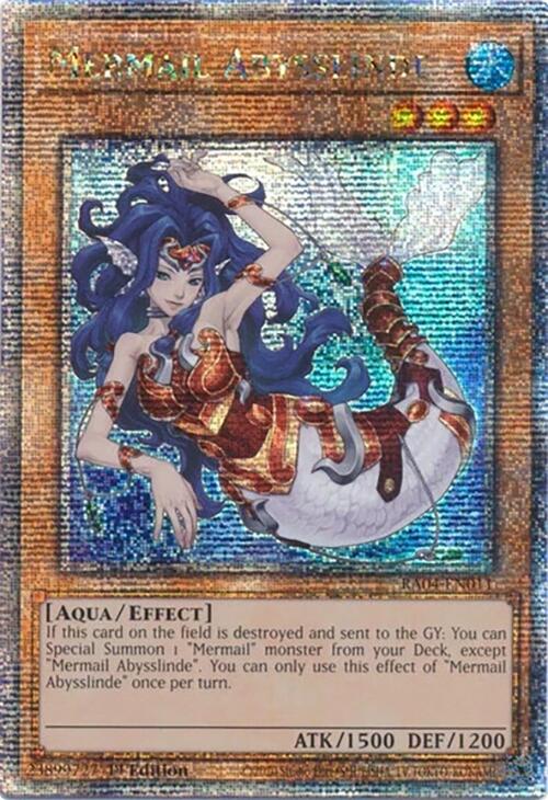 Mermail Abysslinde [RA04-EN011] Quarter Century Secret Rare | Chromatic Games