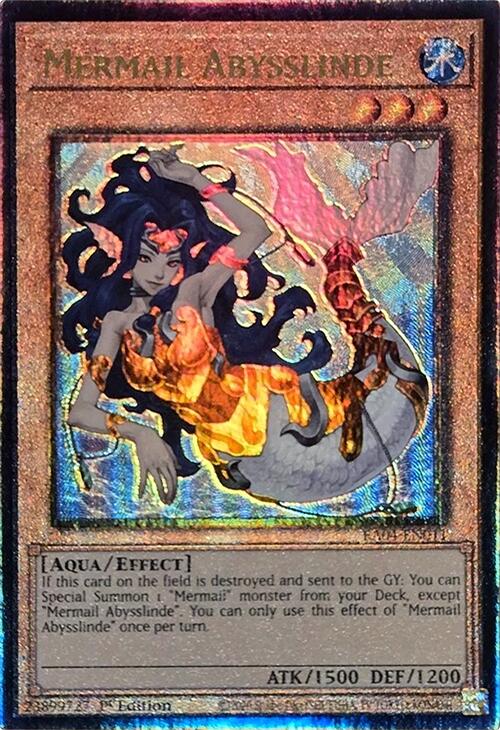 Mermail Abysslinde [RA04-EN011] Prismatic Ultimate Rare | Chromatic Games