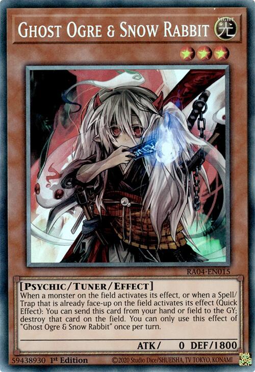 Ghost Ogre & Snow Rabbit [RA04-EN015] Prismatic Collector's Rare | Chromatic Games