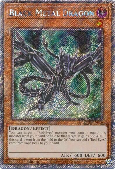 Black Metal Dragon [RA04-EN016] Platinum Secret Rare | Chromatic Games