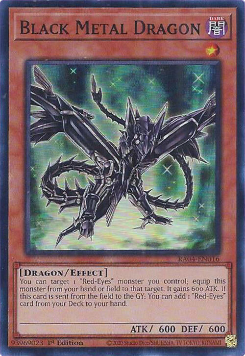 Black Metal Dragon [RA04-EN016] Super Rare | Chromatic Games