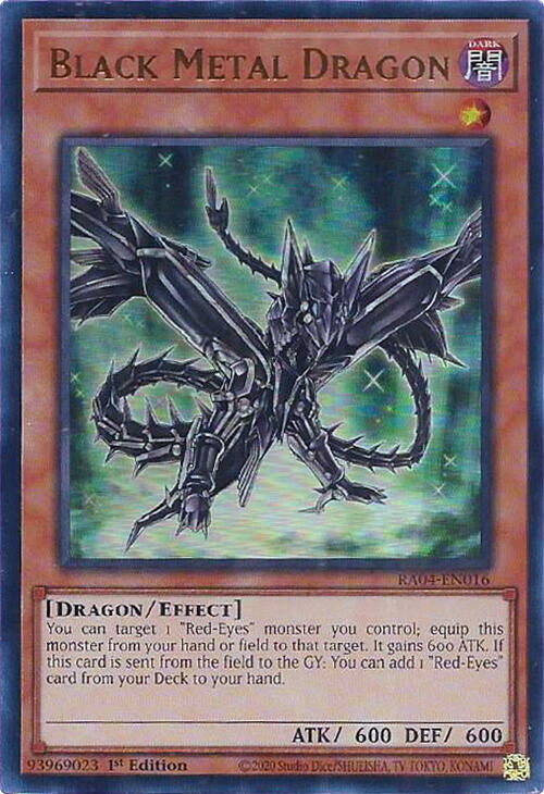 Black Metal Dragon [RA04-EN016] Ultra Rare | Chromatic Games