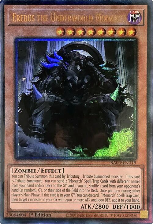 Erebus the Underworld Monarch [RA04-EN019] Prismatic Ultimate Rare | Chromatic Games