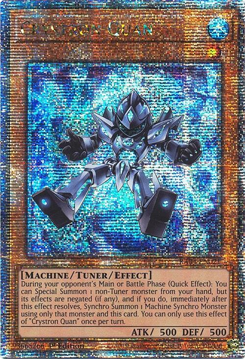 Crystron Quan [RA04-EN021] Quarter Century Secret Rare | Chromatic Games