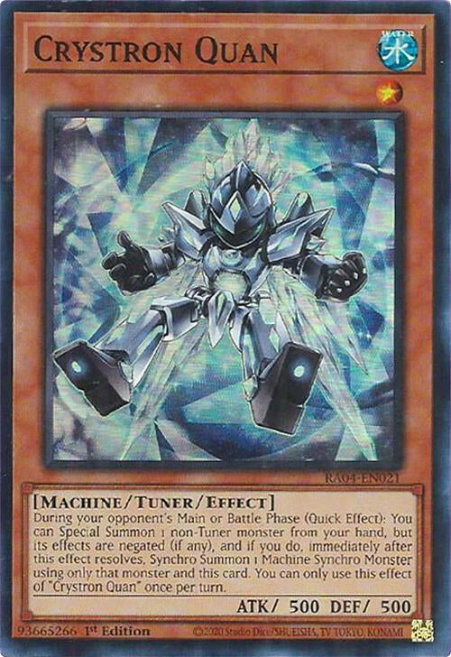 Crystron Quan [RA04-EN021] Super Rare | Chromatic Games