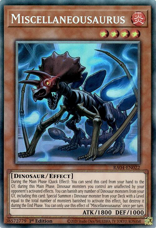 Miscellaneousaurus [RA04-EN022] Prismatic Collector's Rare | Chromatic Games