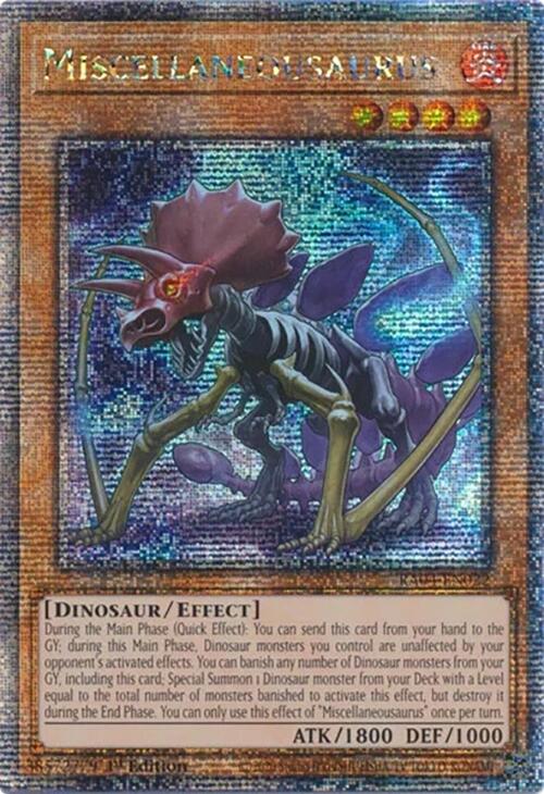 Miscellaneousaurus [RA04-EN022] Quarter Century Secret Rare | Chromatic Games
